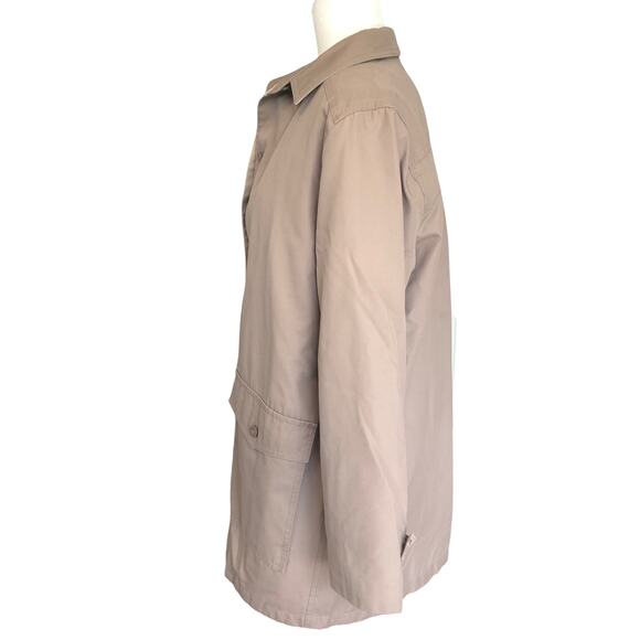 Vintage London Fog Faux Fur Lined Button Front Trench Coat 12 - Picture 4 of 10